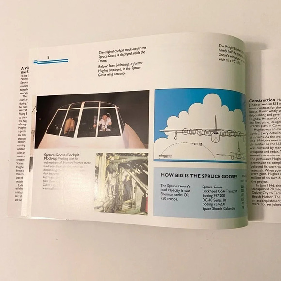 Vintage 1985 The Queen Mary and the Spruce Goose Souvenir California Brochure - Picture 10 of 16